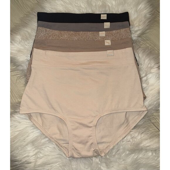5 Pairs Warners WRW253BR69 No Pinching No Problems Cotton Brief Panties S Small - Picture 1 of 5
